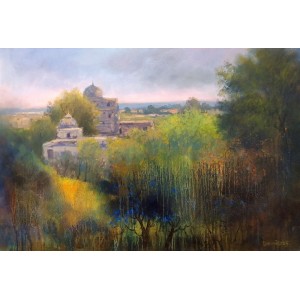 Tahir Bilal Ummi, 24 x 36 Inch, Oil on Canvas, Landscape Painting, AC-TBL-108